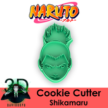 shikamaru Nara biscoito cortador naruto 3d print model - Mito3D