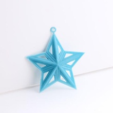 shimmering star ornament home christmas ornaments decorations parties events 3d print model - Mito3D