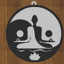 shing shang buddhism keychain 3d print model - Mito3D