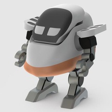 shinkansen robot juego 86duino juguetes mecánicos 3d print model - Mito3D