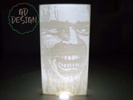 brillando libro rincón ligero cor Stephen Rey edwin 3d print model - Mito3D