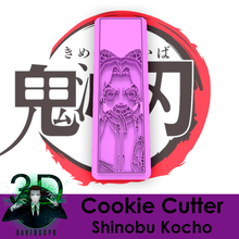 shinobu kocho biscotto taglierina kimetsu yaiba 3d print model - Mito3D
