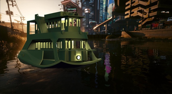 ship - ghost shell Game in the boat motoko kusanagi cyberpunk daisuke aramaki 3d print model - Mito3D