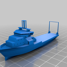 navire bateau Barco porter secours Jeu modèle Véhicules 3d print model - Mito3D