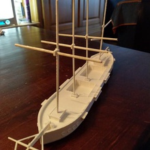navio de carga a arte brinquedo 3d print model - Mito3D
