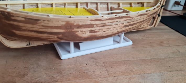 nave modello base barca nave modello modello barca shipmodel navi Barche barca navata base esposizione 3d print model - Mito3D