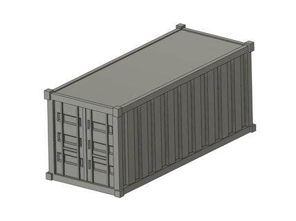 Versand Container maritim 3d print model - Mito3D