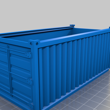 shipping container battery holder blank tool case electronics 3d print model - Mito3D