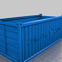 shipping container battery holder hamburg sud edition tool case electronics 3d print model - Mito3D