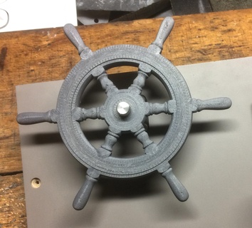 navires roue bois ancien navire manipuler 3d print model - Mito3D