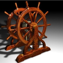 ships wheel various 3d print model - Mito3D