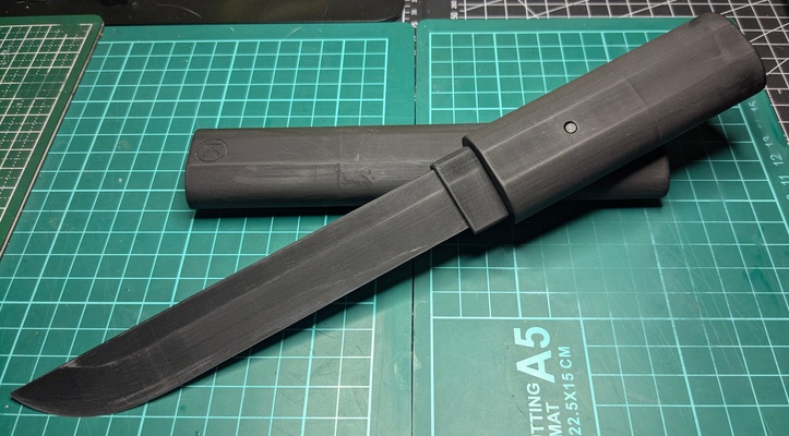 shirasaya tanto messer yakuza stil kunst cosplay klinge japan samurai 3d print model - Mito3D