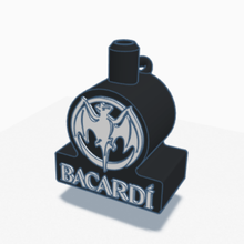 shisha Bacardi bocal bicos 3d print model - Mito3D