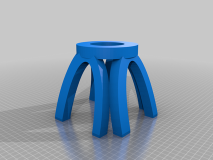 nargile çanak kurutma makinesi Kulp destek 3d print model - Mito3D