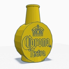 shisha crown beer mouthpiece bong extra coronita hookah smoke 3d print model - Mito3D