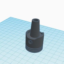 shisha piston mouthpiece bong 3d print model - Mito3D