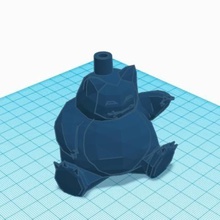 shisha snorlax bocal gadget cachimbo de água cachimba fumo 3d print model - Mito3D