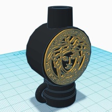 shisha versace ağızlık sanat nozzle denizanaları gucci lacoste 3d print model - Mito3D