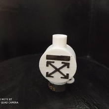 shisha white nozzle holder mouthpiece bong smoke 3d print model - Mito3D