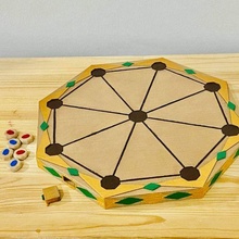 Shisima planche Jeu amusement jeu plateau table ancien Kenya 3d print model - Mito3D