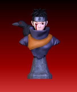 shisui dışarı koşmak itashi Sasuke manga anime heykelcik Naruto 3d print model - Mito3D