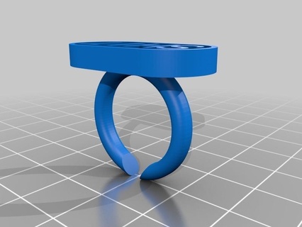 shit ring 3d print model - Mito3D