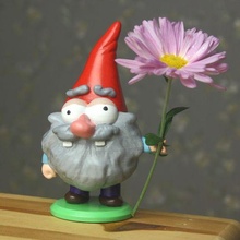 shmebulock gravité chutes art gnome jouet sculpture figure drôle fleur 3d print model - Mito3D