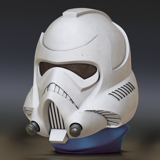 shock trooper helmet 3d print model - Mito3D