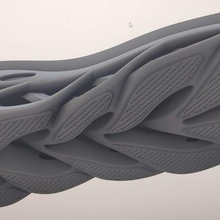 scarpa sneaker foglia moda lacci delle scarpe modella 3d print model - Mito3D