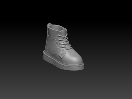 chaussure bottes 3d print model - Mito3D