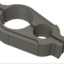 zapato cnc enrutador base motor vacío manguera herramienta herramientas limpiador 3d print model - Mito3D