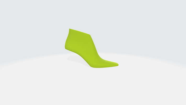ayakkabı son bağcığı sürer dijital bayanlar ağaç kadın 3d print model - Mito3D