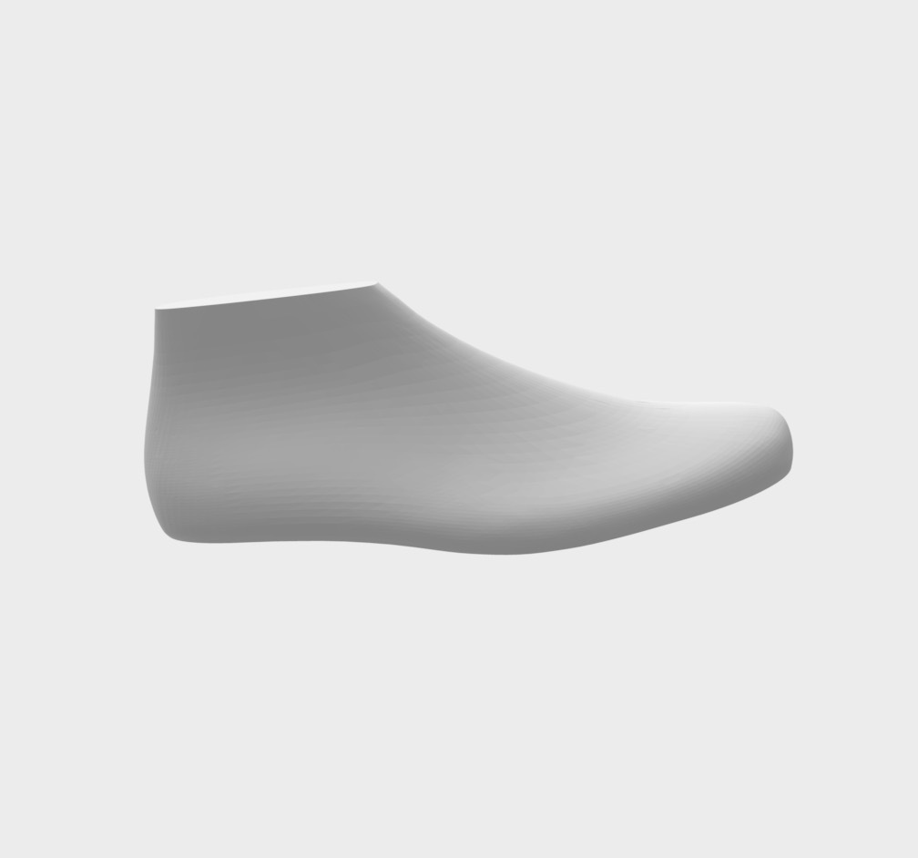 sapato esporte Projeto moda calçados modelagem 3D print model - Mito3D