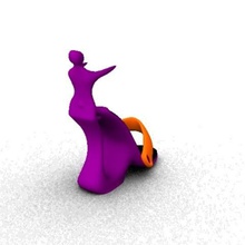 zapato de sirena hombre.la moda 3d print model - Mito3D