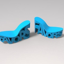 Schuhe begünstigt Kunst 3d print model - Mito3D
