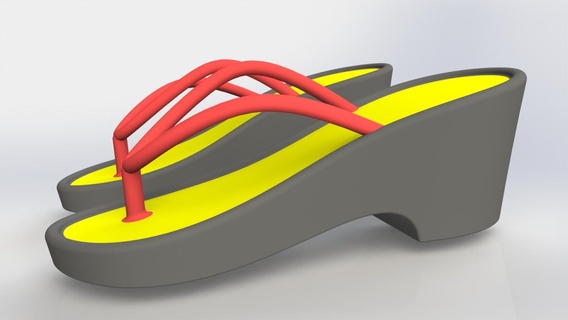 scarpe moda 3d print model - Mito3D