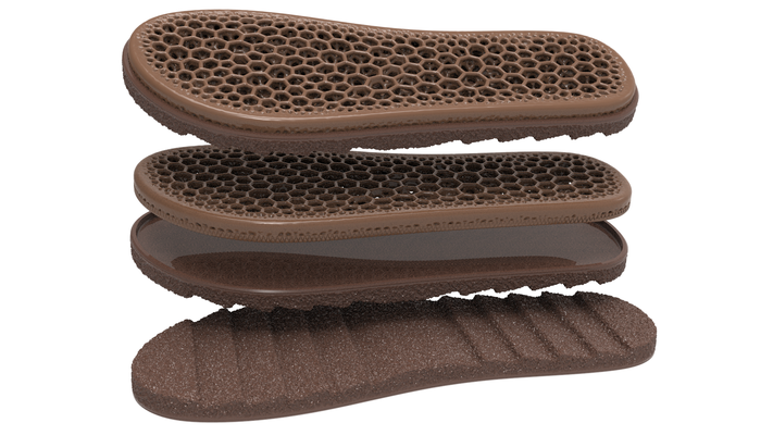 scarpe suola fusbet taglia 41 modello bambu donne sport dito piede calzature muffa sottopiede 3d stampa sla 3d print model - Mito3D