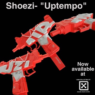 shouziuzi uptempo inspirado réplica supremo kaws bape nike uzi pistola oso ladrillo 3d print model - Mito3D