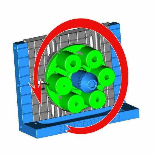 atirador broca guia + ajustável cerca inclui degrau arquivos perfuração stp ferramentas mão 3D print model - Mito3D