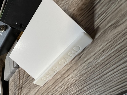 boutique carte supporter conception 3d print model - Mito3D