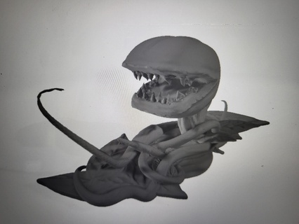 shop horrors audrey plant horror venus fly trap 3d print model - Mito3D