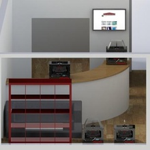 shop layout 3d print house art models printing 3d print model - Mito3D
