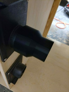 shop vac 25 inch blast gate adapter adaptor blastgate shopvac woodworking 3d printing 3d print model - Mito3D