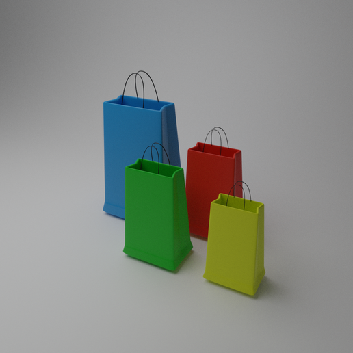 compras bolso Moda pantalones dibujos animados escuela politécnica 3D print model - Mito3D