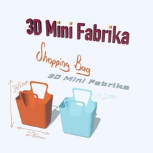 shopping bag 3d print model - Mito3D