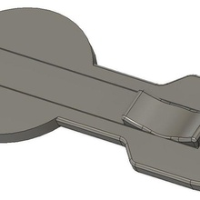 Einkaufen Wagen Freischalten Schlüssel Schlüsselbund Loch Haushalt 3d print model - Mito3D