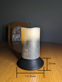 short candle holder 3d print model - Mito3D