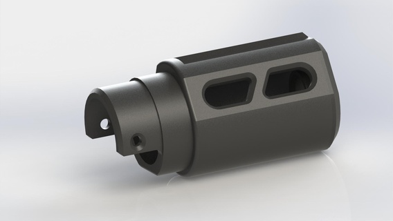 short external barrel aap01 Tools airsoft aap c custom compact 3d print model - Mito3D