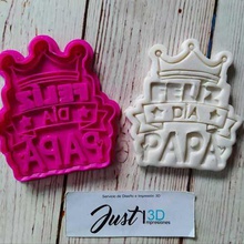 short father's day happy various dad 3d print model - Mito3D