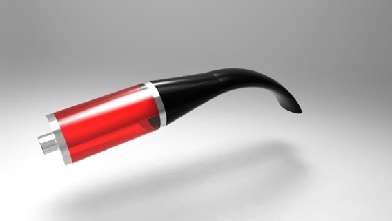short pipe stem e-pipe fits vivi nova tank system 3d print model - Mito3D